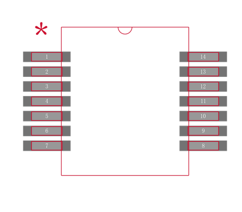 TI 德州儀器 四路雙邊模擬開關 SN74HC4066DBR