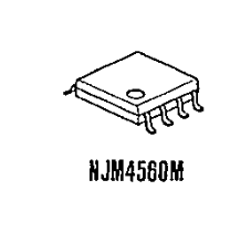 JRC 低噪聲 運算放大器-運放 NJM4560M