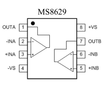 瑞盟 高精度運算放大器 零漂移 單電源 輸入輸出 軌到軌 MS8629/M