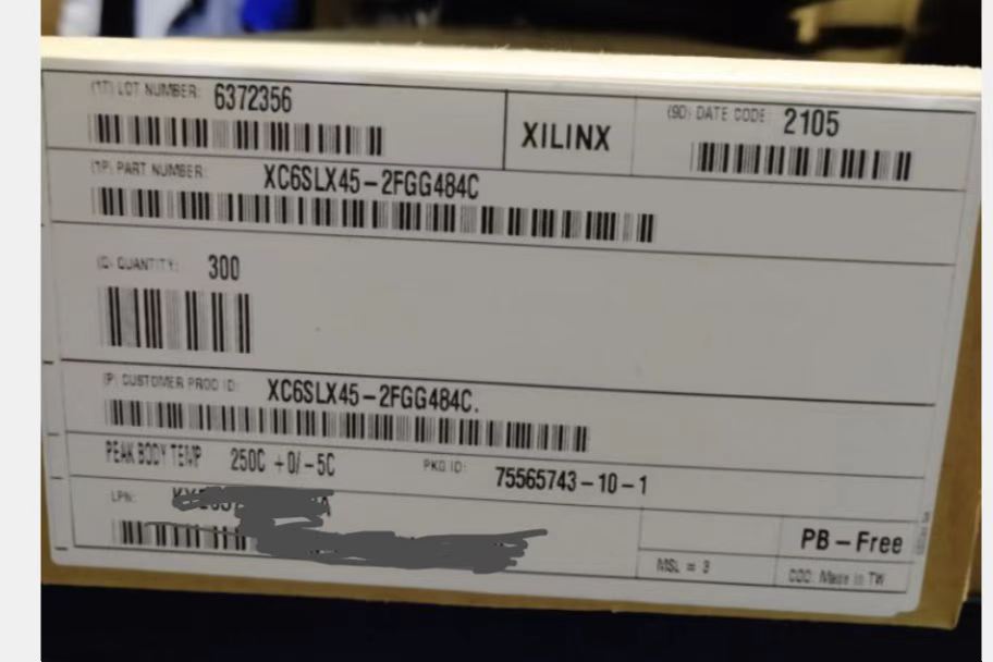 XILinx 賽靈思 邏輯芯片 嵌入式-FPGA現場可編程門陣列 XC6SLX45-2FGG484C