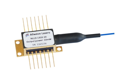 窄線寬激光器NLLD pin-14封裝 內置熱電冷卻器(TEC)、熱敏電阻、監控PD、光隔離器