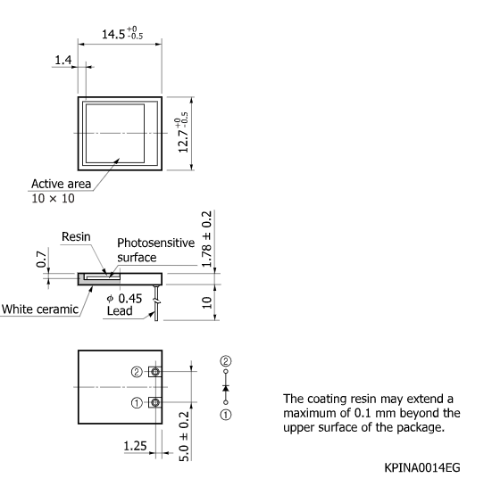 硅PIN光電二極管S3590-08(圖2) 硅PIN光電二極管S3590-08(圖2)