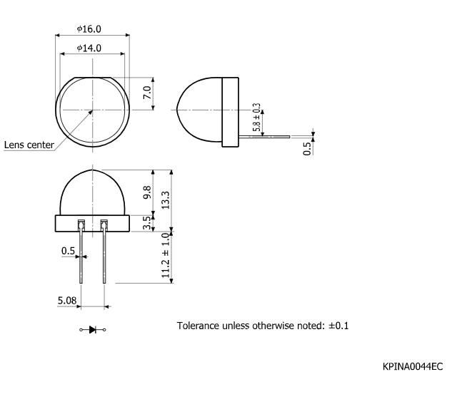 硅PIN光電二極管 S6801-01(圖2) 硅PIN光電二極管 S6801-01(圖2)