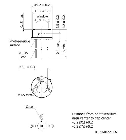 InGaAs PIN 光電二極管G12183-030K(圖2) InGaAs PIN 光電二極管G12183-030K(圖2)