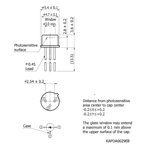 硅APD S12092-05(圖2) 硅APD S12092-05(圖2)