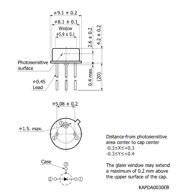 硅APD S9251-15(圖2) 硅APD S9251-15(圖2)