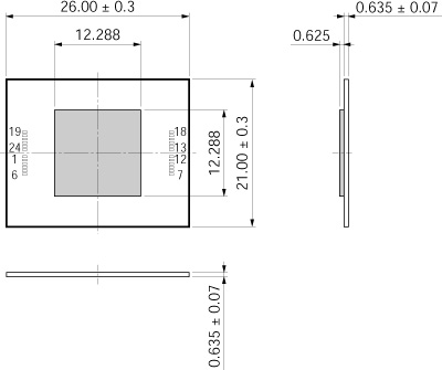 濱松 前照式CCD面陣傳感器 S9736-03(圖2)