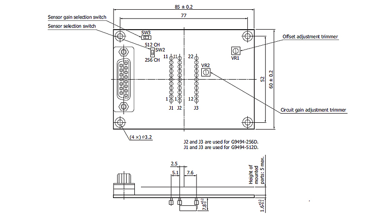 InGaAs線陣傳感器驅動電路C10820(圖1)