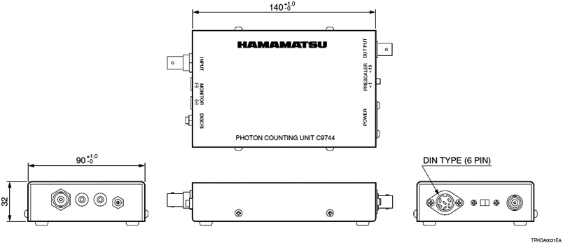 光子計數(shù)單元 C9744(圖4)