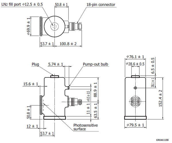 銻化銦InSb光伏探測器 P4247-44(圖2)
