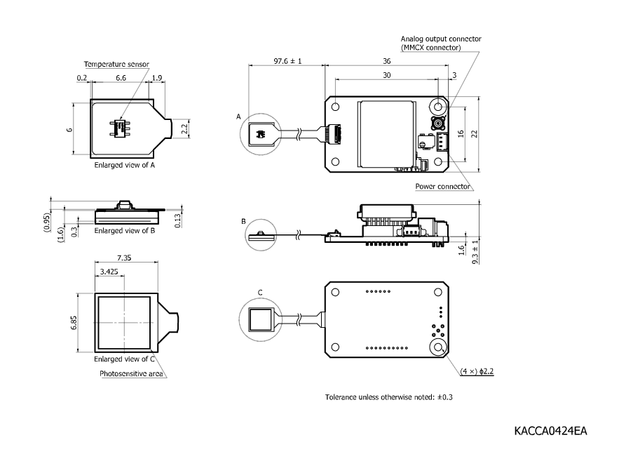 濱松 硅光電倍增管SiPM/MPPC模塊 C13367-1350EA(圖1) 濱松 硅光電倍增管SiPM/MPPC模塊 C13367-1350EA(圖1)