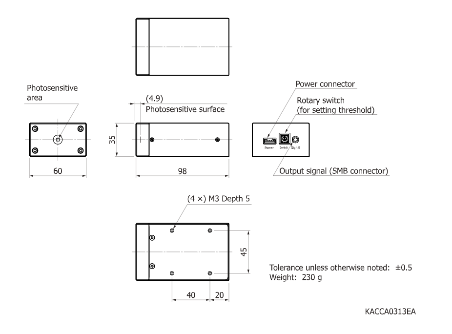 濱松 硅光電倍增管SiPM/MPPC模塊 C13366-1350GD(圖1) 濱松 硅光電倍增管SiPM/MPPC模塊 C13366-1350GD(圖1)