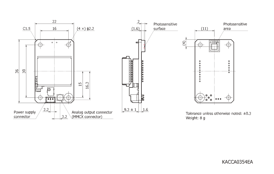 濱松 硅光電倍增管SiPM/MPPC模塊 C13365-3050SA(圖1) 濱松 硅光電倍增管SiPM/MPPC模塊 C13365-3050SA(圖1)
