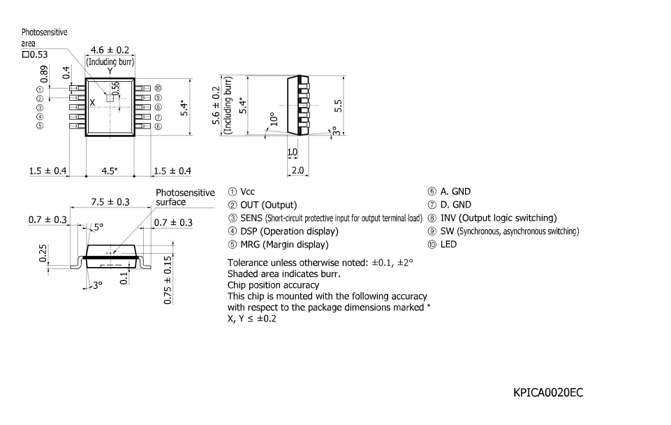 濱松 光開關(guān)用光IC S6841(圖1) 濱松 光開關(guān)用光IC S6841(圖1)