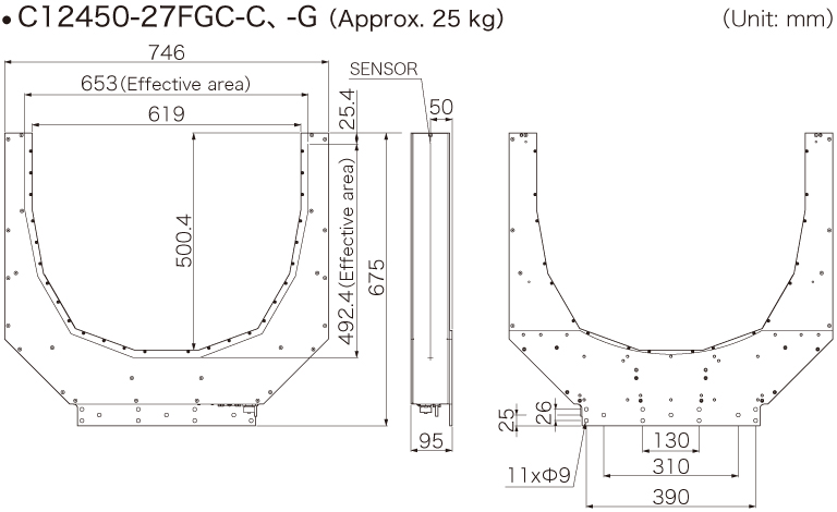 濱松 C型X射線線陣掃描相機 C12450-27FGC-G(圖1)